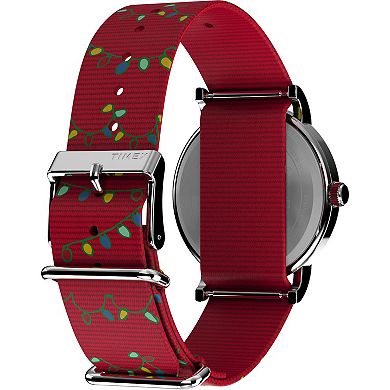 Timex Weekender® x Peanuts Snoopy Holiday Fabric Strap Watch - TW2W80800JT