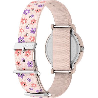 Timex Weekender® x Peanuts Snoopy Floral Fabric Strap Watch - TW2W33400JT