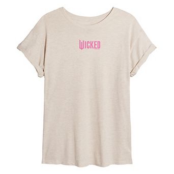 Juniors' Wicked Logo Oversized Tee