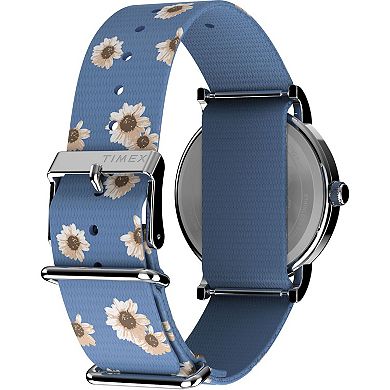 Timex Weekender® x Peanuts Floral Fabric Strap Watch - TW2W33300JT