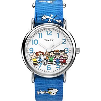 Timex Weekender® x Peanuts Gang's All Here Fabric Strap Watch - TW2W19400JT