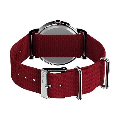 Timex Weekender® x Peanuts Baseball Snoopy Fabric Strap Watch - TW2R41400JT