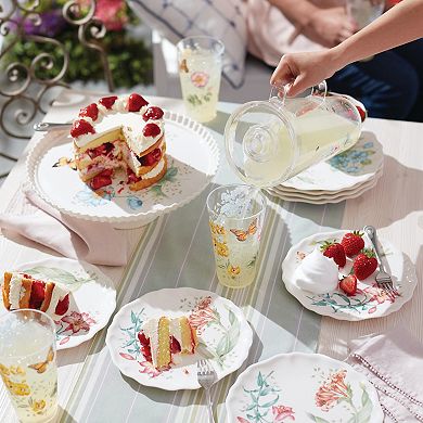 Lenox Butterfly Meadow Acrylic 4-Piece Highball Glass Set