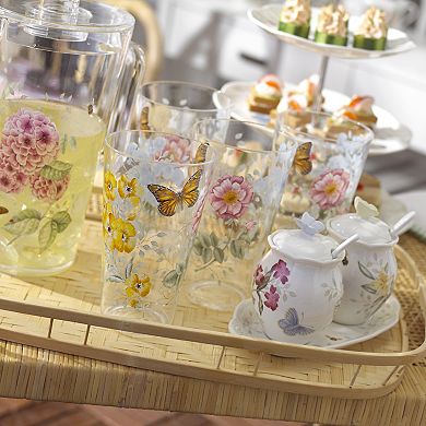 Lenox Butterfly Meadow Acrylic 4-Piece Highball Glass Set