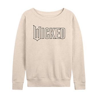Women's Wicked Outline Logo French Terry Long Sleeve Tee