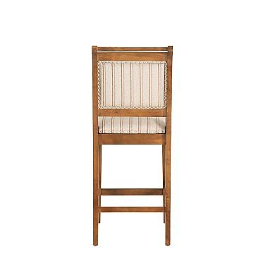 Linon Emmy Claudette Cane Counter Stool