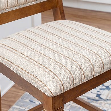Linon Emmy Claudette Cane Counter Stool
