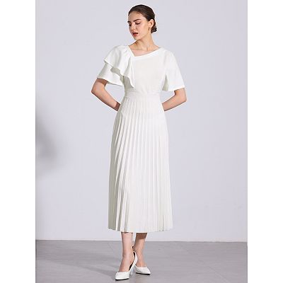 princess polly baby blue dress White Asymmetrical Dress main image 0