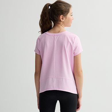 Girls 7-16 Tek Gear® Short Sleeve Drapery Crewneck Tee