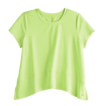 Girls 7-16 Tek Gear® Short Sleeve Drapery Crewneck Tee