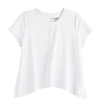 Girls 7-16 Tek Gear® Short Sleeve Drapery Crewneck Tee