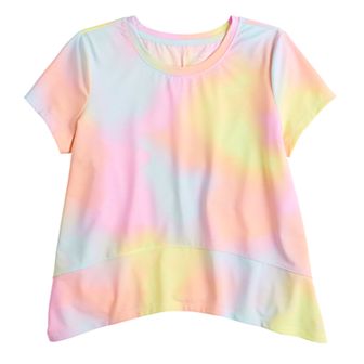 Girls 7-16 Tek Gear® Short Sleeve Drapery Crewneck Tee