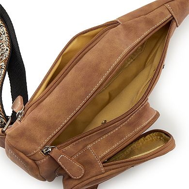 Stone & Co. Catalina Nubuck Sling Bag