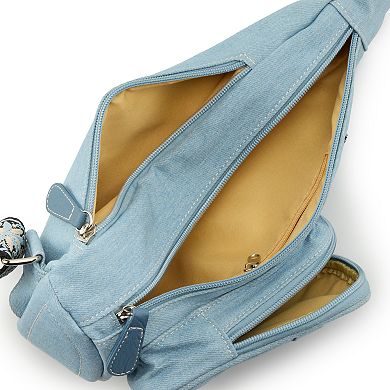 Stone & Co. Festival Denim Sling Bag