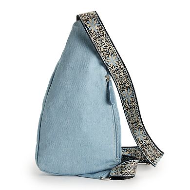 Stone & Co. Festival Denim Sling Bag