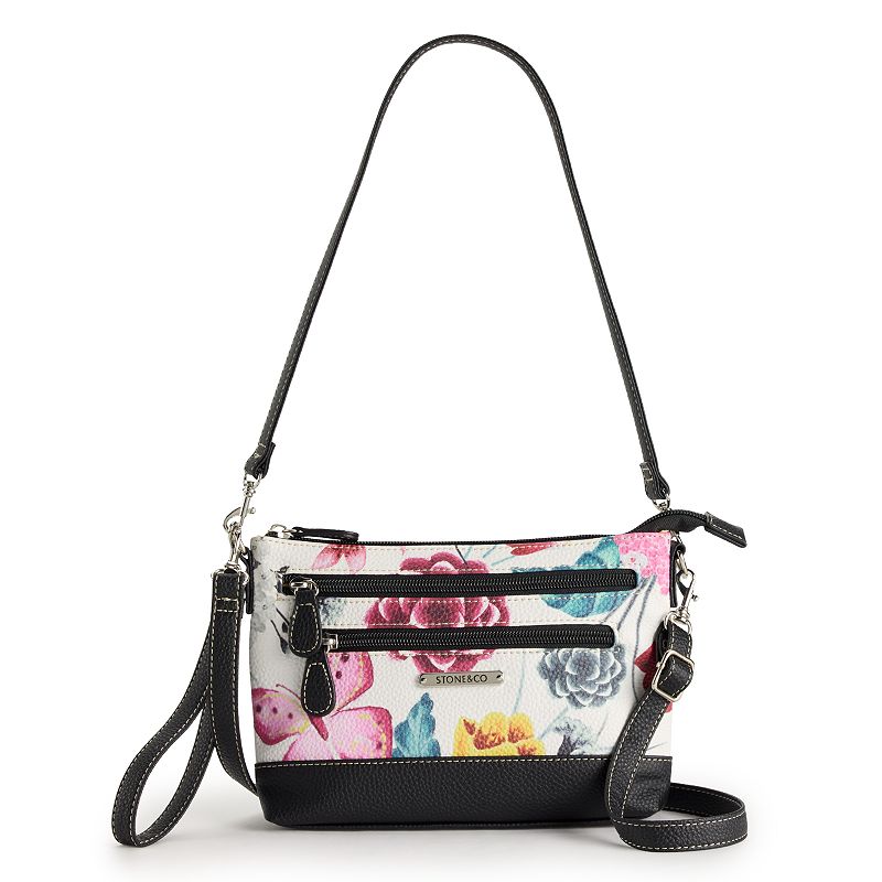 Stone & Co. Floral Leather 4-in-1 Crossbody Bag