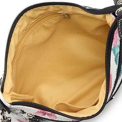 Stone & Co. Floral Leather 4-Bagger Crossbody Bag