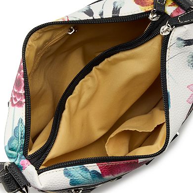 Stone & Co. Floral Leather Irene Hobo Bag