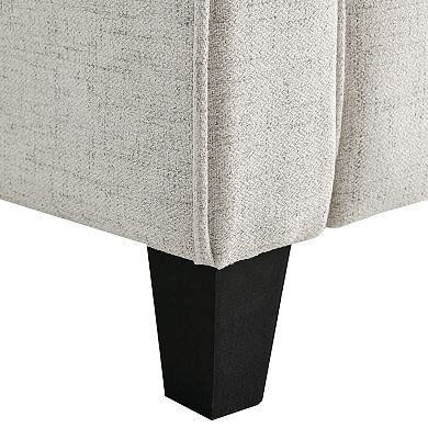 Lifestyle Solutions Hartford Chair with Curved Arm Black