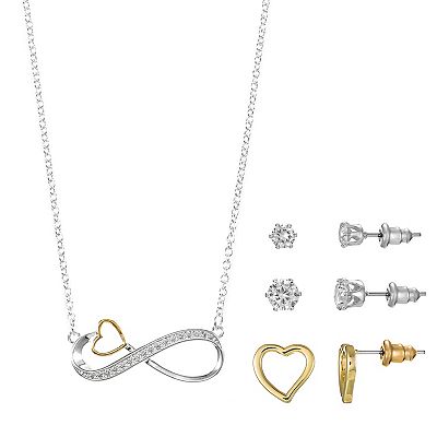 Kohl’s Necklace selling and Pierced Earrings Set