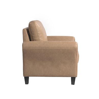 Lifestyle Solutions Westin Chair with Rolled Arm Gray