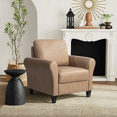 Lifestyle Solutions Westin Chair with Rolled Arm Gray
