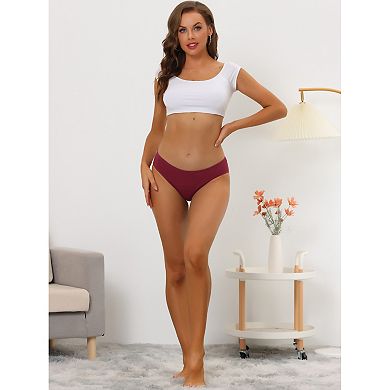 3 Packs Women's Underwear Mid-waisted Hipster Panties, Available In Plus Size