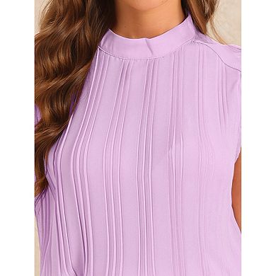 Women's Chiffon Sleeveless Top For Work Business Casual Tank Top