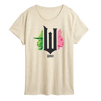 Women's Wicked Elphaba & Glinda Graphic Tee