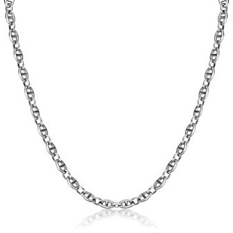 LYNX Men's Stainless Steel Mariner Chain Necklace