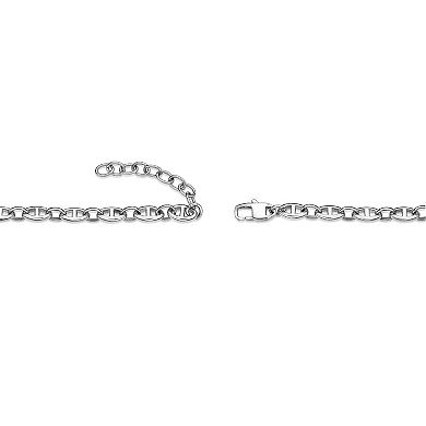 LYNX Men's Stainless Steel Mariner Chain Necklace