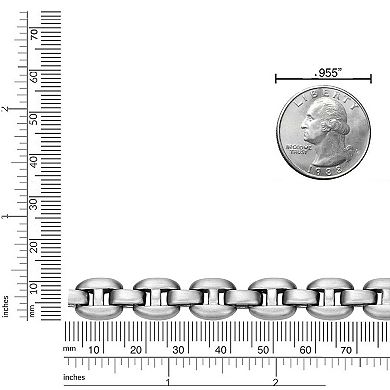 LYNX Men's Stainless Steel Link Chain Bracelet