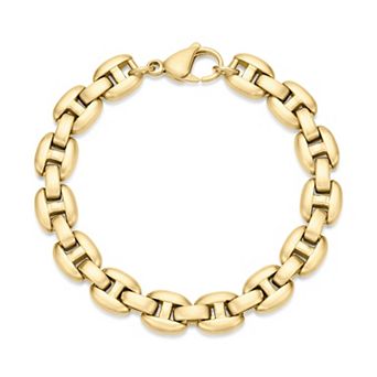 LYNX Men's Stainless Steel Link Chain Bracelet