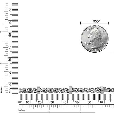 Men's LYNX Stainless Steel Wheat Chain Necklace