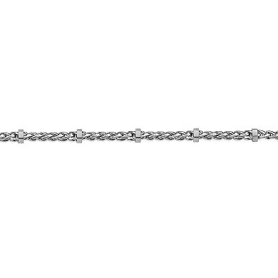 Men's LYNX Stainless Steel Wheat Chain Necklace