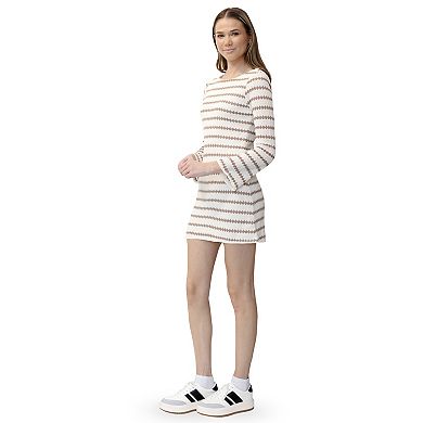 Juniors' madden girl Bell Sleeve Tie Back Mini Dress