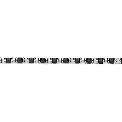 Men's LYNX Stainless Steel Bead Chain Bracelet