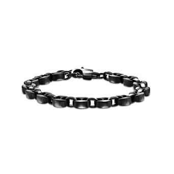Mens LYNX Stainless Steel Mariner Chain Bracelet