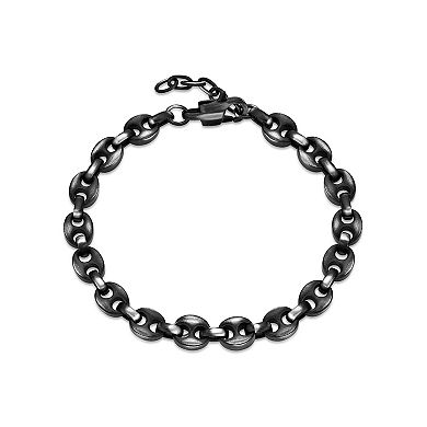 Mens LYNX Stainless Steel Mariner Chain Bracelet