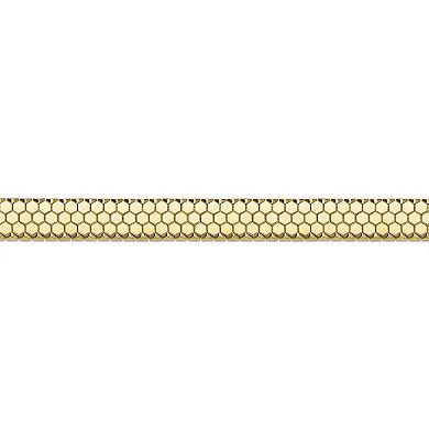 Men's LYNX Stainless Steel Honey Comb Bracelet