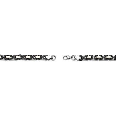LYNX Men's Stainless Steel Link Chain Bracelet