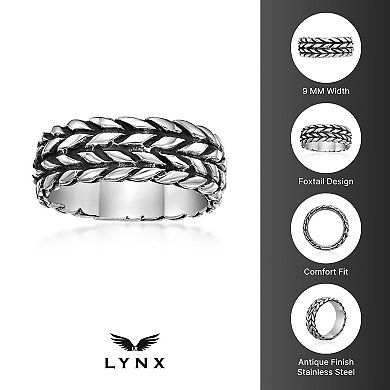 LYNX Men's Stainless Steel Ring