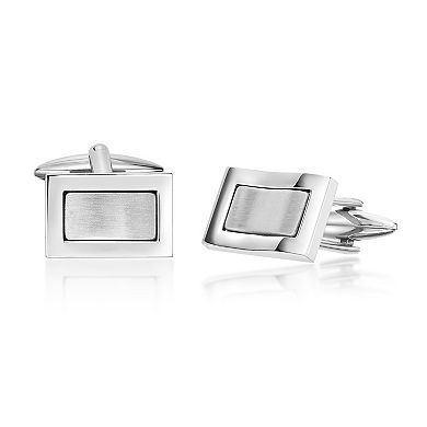 LYNX Men's Stainless Steel Cuff Links
