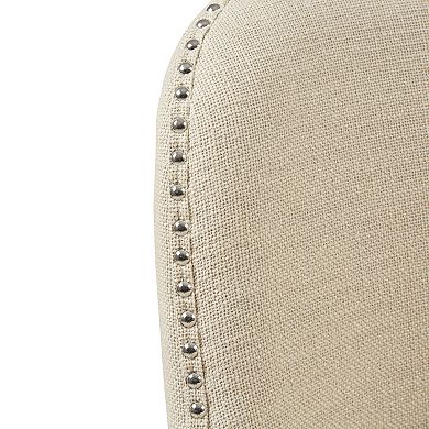 Madison Park Heyes Upholstered 25.5" Counter Stool with 360 Degree Swivel Seat