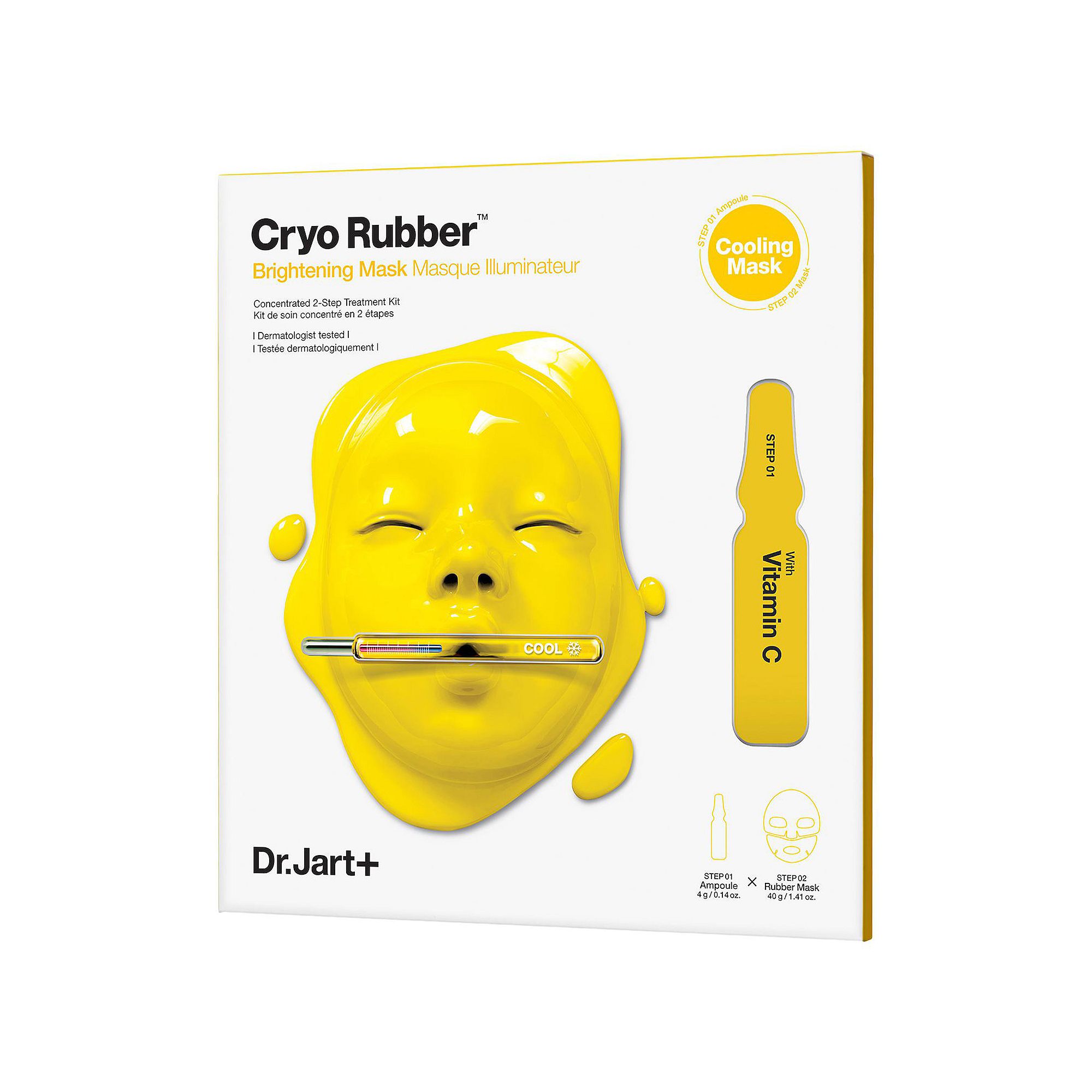 Dr. Jart Cryo Rubber Brightening Face Mask, Size: 1.5 Oz, Brightening Vitam
