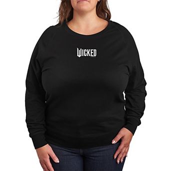 Plus Size Wicked Logo French Terry Long Sleeve Tee