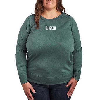 Plus Size Wicked Logo French Terry Long Sleeve Tee