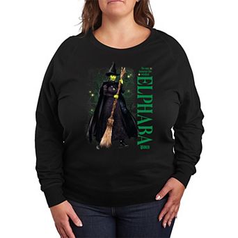Plus Size Wicked Elphaba No One Mourns The Wicked French Terry Long Sleeve Tee