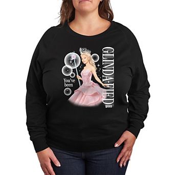 Plus Size Wicked You've Been Glinda-Fied French Terry Long Sleeve Tee