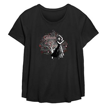 Plus Size Wednesday Celebrate The Dead Of Winter Flowy Graphic Tee